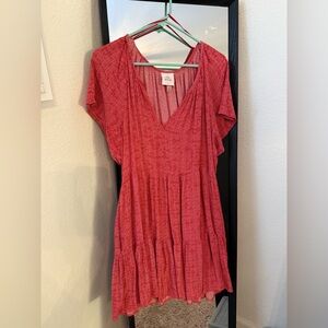 Knox Rose Red Patterned Dress